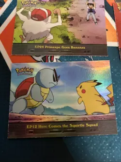 topps pokemon tv animation series rainbow foil lot of 11 - Image 4