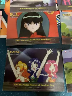 topps pokemon tv animation series rainbow foil lot of 11 - Image 5