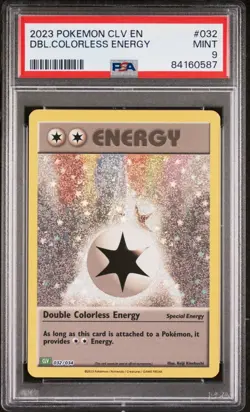 POKEMON CLASSIC VENUSAUR & LUGIA DECK 032 DOUBLE COLORLESS ENERGY PSA 9 - Image 1