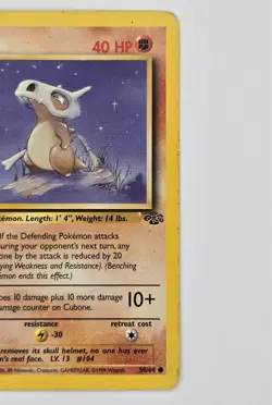 Cubone 1st Edition 1999 Pokemon Jungle #50/64 Common WOTC MP - Image 4