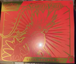 Pokemon Scarlet and Violet Elite Trainer Box ETB Koraidon Factory Sealed 9 Packs - Image 1