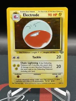 1999 Pokemon Electrode Jungle 2/64 Holo Unlimited Holo Rare LP - Image 1