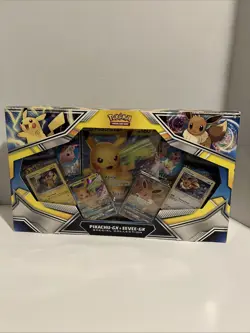 Pokemon TCG: Pikachu GX & Eevee GX Special Collection, Cosmic Eclipse , New - Image 1