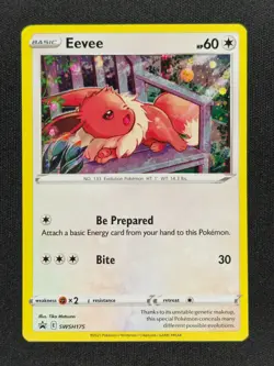 Eevee SWSH175 Pokemon Sword Shield Promo 2021 NM 🔥🔥🔥 - Image 1