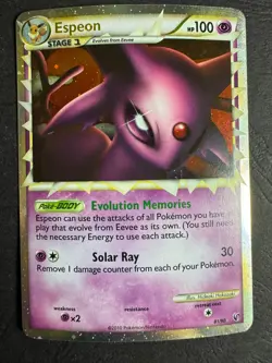 Espeon Holo Prime 81/90 Pokemon Heartgold Soulsilver Undaunted Lightly Played - Image 1