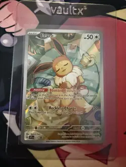 Pokemon TCG Eevee #173 Prismatic Evolutions Black Star Promo NM Condition - Image 3