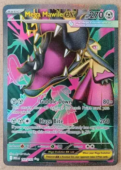 Pokemon Mega Mawile EX - Ultra Rare ME01: Mega Evolution 162/132 PACK FRESH MINT - Image 2