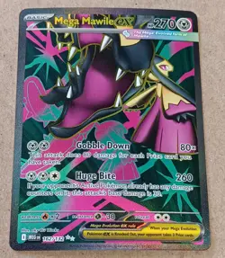Pokemon Mega Mawile EX - Ultra Rare ME01: Mega Evolution 162/132 PACK FRESH MINT - Image 4
