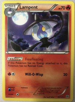 Pokemon - Lampent 22/135 - Plasma Storm - Uncommon Non Holo - NM/M - New - Image 1