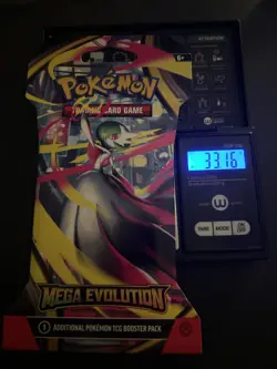 (VERY HEAVY) 33.16g Pokemon TCG Mega Evolution Sleeved Booster Pack (SEALED)✅ - Image 1