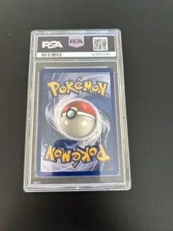 Pokemon Fossil 1999 Golbat 1st Edition Graded PSA 8 Slightly Damaged Slab - Image 2