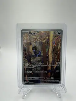 Pokemon IR Deino - Illustration Rare SV: White Flare 146/086 NM - Image 1
