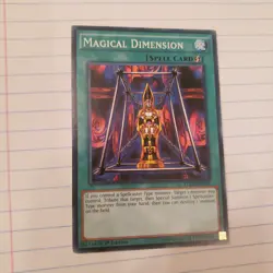 1st Edition 1996 Magical Dimension Vintage 90s Yugioh Card TCG Game Trading - Image 1