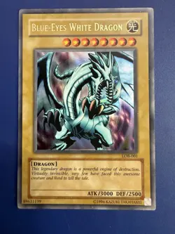 Blue-Eyes White Dragon LOB-001 The Legend of Blue Eyes White Dragon Unlimited - Image 1