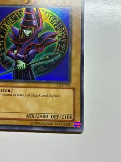 USA Seller Yugioh Dark Magician Legend of Blue-Eyes Ultra Rare LOB-005 VLP - Image 5