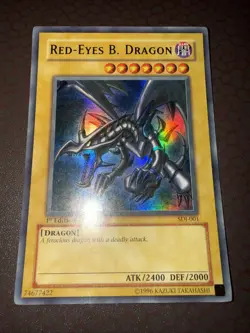 Yu-Gi-Oh! Red-Eyes B. Dragon- SDJ-001- Ultra Rare- 1st Edition LP! - Image 1