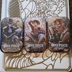 One Piece Card Game - Tin Pack Set Vol.2 (TS-02, OP13) x 3 READY TO SHIP - Image 1
