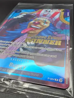 One Piece Royal Blood P-084 Buggy Release Event Winner Promo SEALED ENGLISH - Image 3