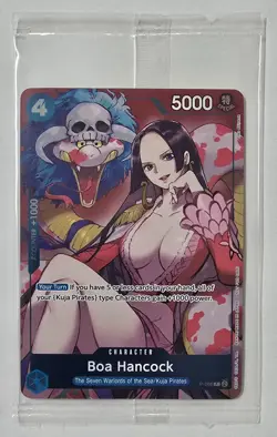 One Piece Promo Boa Hancock P-066 Foil SEALED ENGLISH - Image 1