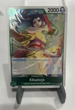 Kikunojo Rare (R) OP14-023 The Azure Sea's Seven English Foil - Image 3