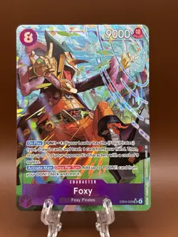 Foxy EB04-036 SR ALT ART One Piece TCG OP14 THE AZURE SEA'S SEVEN ENGLISH - Image 1
