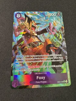 Foxy Alt Art EB04-036 OP14 Azure Sea Seven One Piece TCG ENGLISH OP14 - Image 1