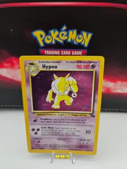 Pokemon TCG | Hypno 8/62 Fossil Unlimited Holo | Vintage Rare WOTC 1999 MP - Image 1