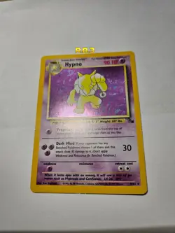 Pokemon TCG | Hypno 8/62 Fossil Unlimited Holo | Vintage Rare WOTC 1999 MP - Image 4