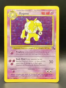 Hypno 8/62 Fossil Set Unlimited (1999) Holo Rare Vintage WOTC Pokemon TCG - Image 5