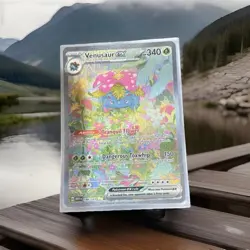 Pokemon Venusaur EX Holo Ultra Rare TCG Card 182/165 Scarlet & Violet 151. - Image 1