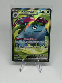 Pokemon TCG Venusaur EX Holo Ultra Rare Card 182/165 Scarlet & Violet 151 Series - Image 1
