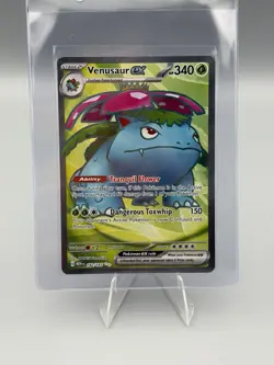 Pokemon Venusaur EX Holo Ultra Rare TCG Card 182/165 Scarlet & Violet 151 - Image 1