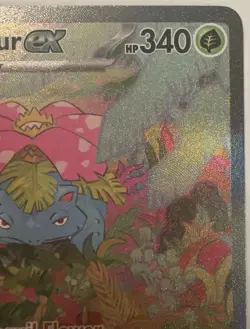 Pokemon TCG Venusaur EX Holo Ultra Rare Card 182/165 Scarlet & Violet 151 Series - Image 3
