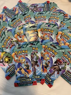 2025 Pokemon Cards S&V: Journey Together BLISTER BOOSTER PACK [10 Cards] - New - Image 1