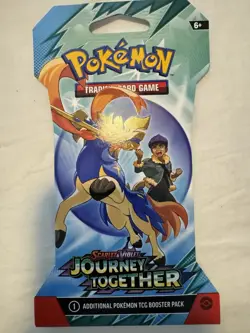 2025 Pokemon Cards S&V: Journey Together BLISTER BOOSTER PACK [10 Cards] - New - Image 2