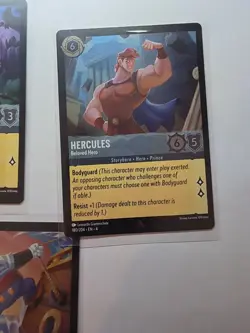 Disney Lorcana TCG 5 Card Foil Lot Hercules, Pete, Doc, Madrigal - Image 2