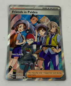 Pokemon TCG Trainer Friends in Paldea Ultra Rare Holo Card 137/131 NM - Image 1