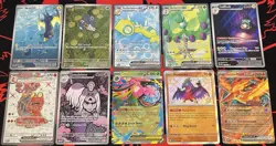 English Pokemon Card Lot- Mix Of 40 IR-EX Pokemon Cards As Shown - Image 1