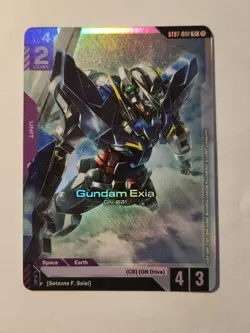 Gundam Exia C+ Alt ST07-002 Gundam TCG Card Foil Celestial Drive ENG - Image 1