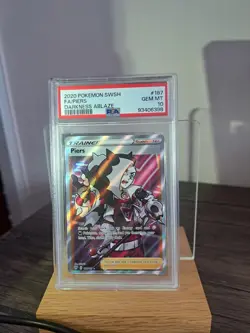 Piers 187/189 Darkness Ablaze Full Art Trainer PSA 10 Pokemon Card - Image 1