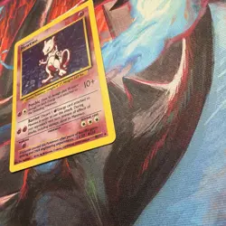 Pokemon TCG Base Set Mewtwo Card #010/102 MP Condition - Image 3