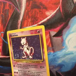 Pokemon TCG Base Set Mewtwo Card #010/102 MP Condition - Image 5