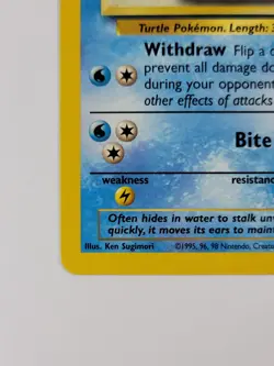 Pokemon Card Wartortle 042/102 Base Set Regular US - Image 5