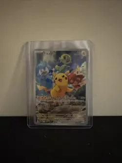 Pokemon Pikachu Scarlet & Violet Promo Full Art Holo Card #027 English 2023 - Image 1