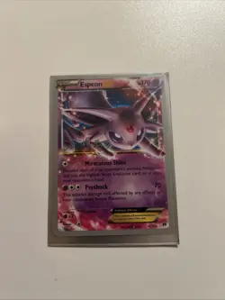 Pokemon Espeon EX Ultra Rare TCG Card 52/122 NM Breakpoint - Image 1