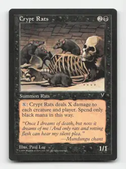 Crypt Rats Visions # Magic the Gathering - Image 1