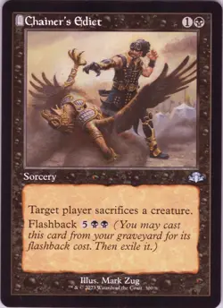 Chainer's Edict (Retro Frame) NM #300 Dominaria Remastered MTG - Image 1