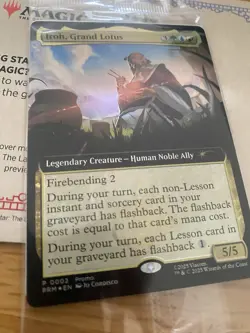Iroh, Grand Lotus Extended Art Foil Box Lunch Promo 0002 MTG Sealed BRAND NEW - Image 1