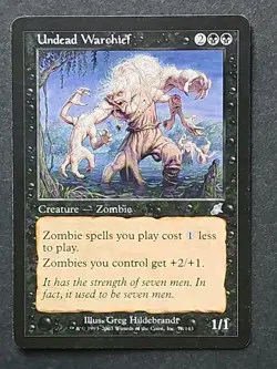 MTG 🔥🔥 Undead Warchief 🔥🔥 Scourge MT/NM 💥 Zombie 💥 Magic The Gathering - Image 1