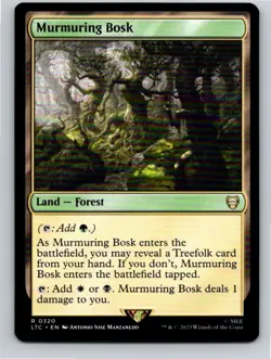 Magic the Gathering Murmuring Bosk Lord of the Rings Commander MTG Free Ship! - Image 1